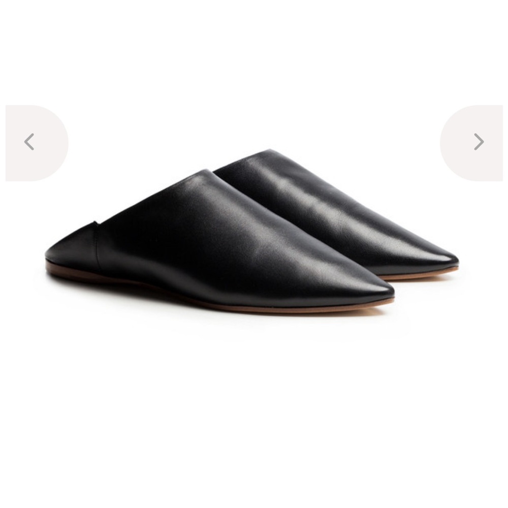 Acne Black Leather Mules - Picture 3 of 7